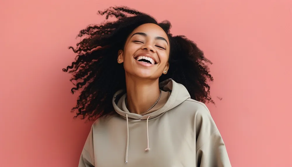 Diverse happy woman enjoying a workout she loves